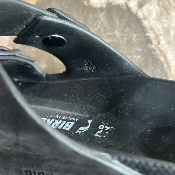 Men's Black Birkenstock Sandals - Picture 8 of 8